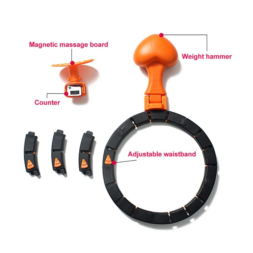 Smart Hula Hoop Auto-Spinning Hip Hula Hoop Exercise Lose Weight Detachable Sports Circle - Image 14