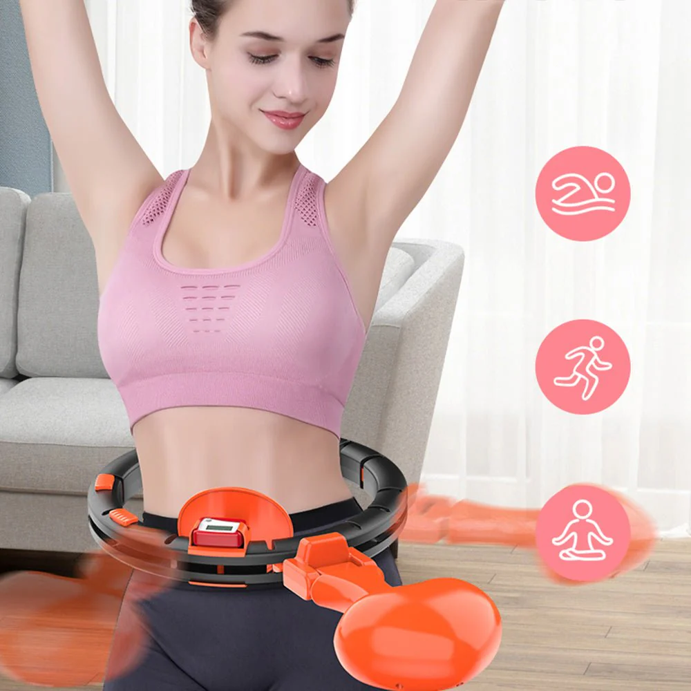 Smart Hula Hoop Auto-Spinning Hip Hula Hoop Exercise Lose Weight Detachable Sports Circle - Image 3