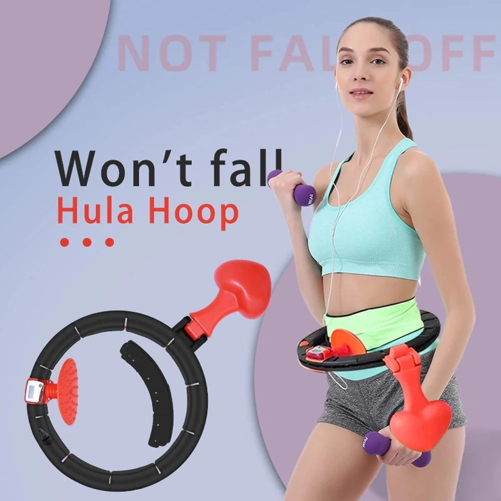 Smart Hula Hoop Auto-Spinning Hip Hula Hoop Exercise Lose Weight Detachable Sports Circle - Image 4
