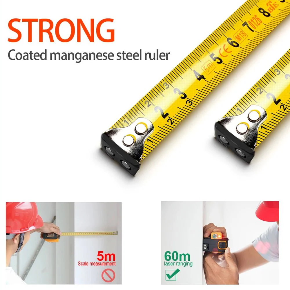 SNDWAY Laser distance meter Laser rangefinder multi function Self-Locking Hand Tool Device Laser range finder - Image 6