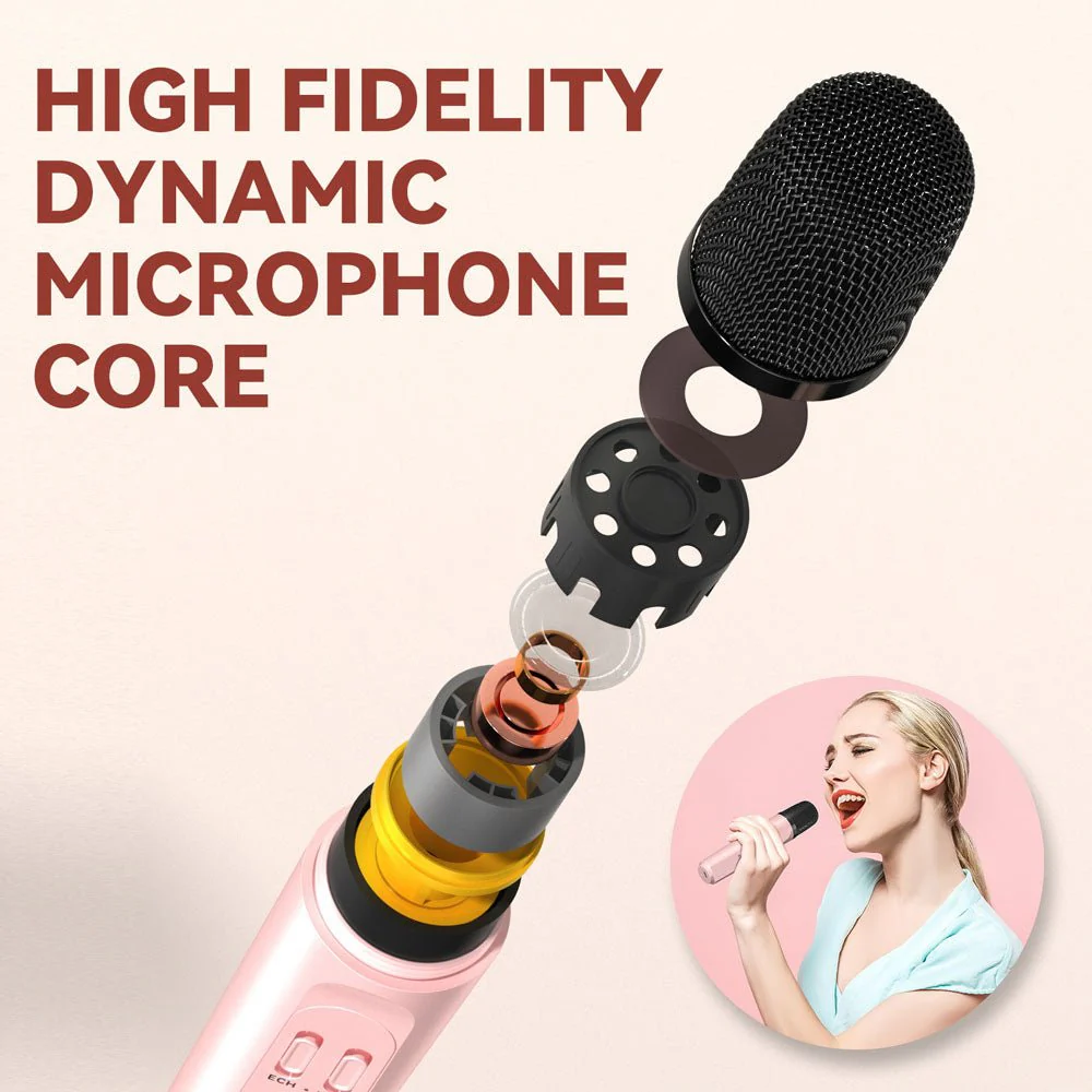 SP-100 BT Karaoke Speaker Portable Outdoor Singing Speaker - Image 4
