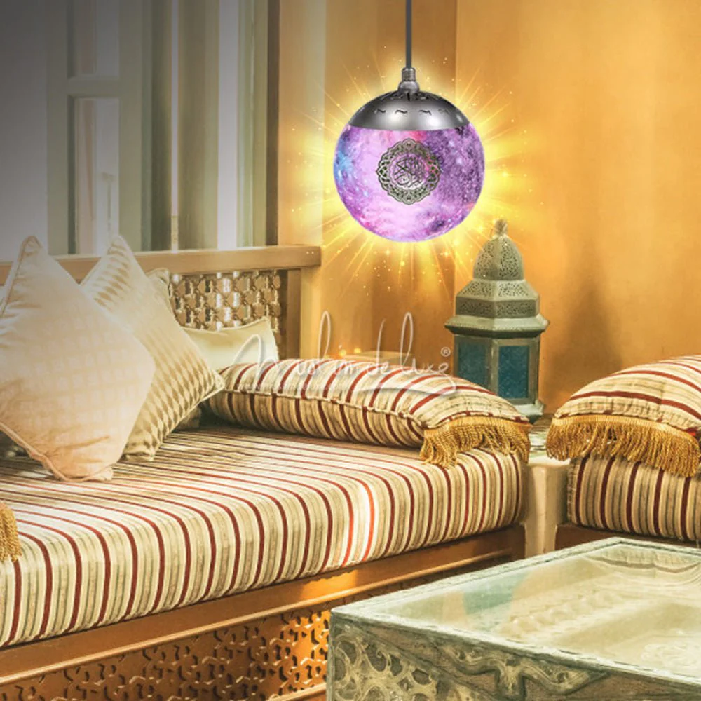CRONY Sq-169 Guran Speaker Colorful Star Moon Lunar Quran Bluetooth Speaker - Image 3
