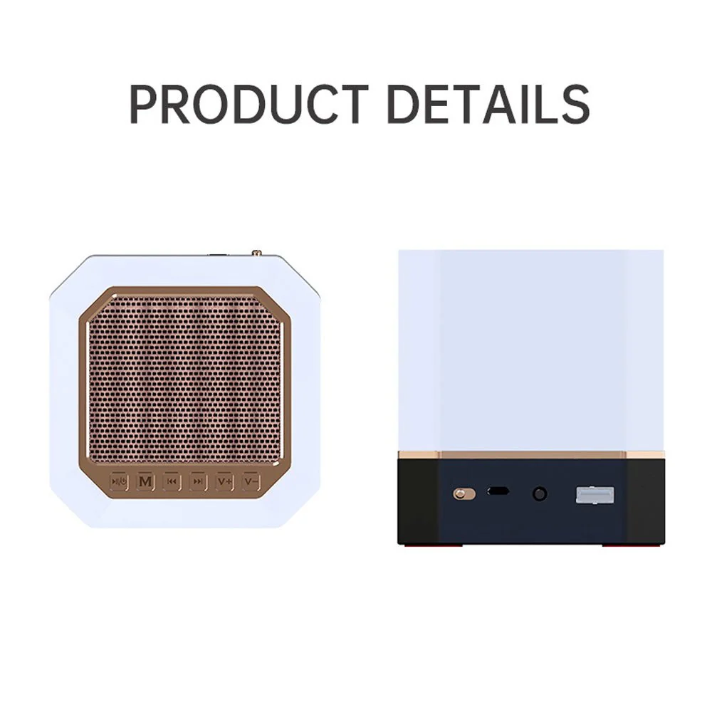 CRONY SQ-303 Quran Cube Quran Speakers LED Touch Lamps Kaaba LED - Image 4