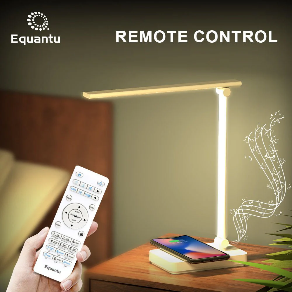 CRONY SQ-905 guran speaker Table lamp, soft light With wireless phone charging - Image 5