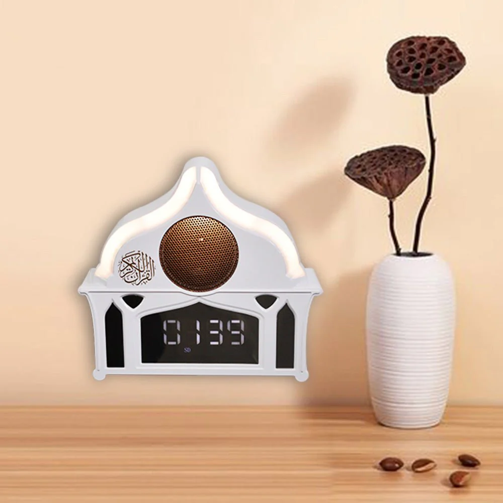 CRONY SQ-912  LED Clock quran speaker Wall Light - Image 3