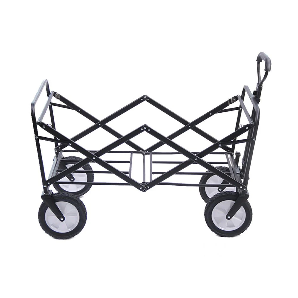CRONY TC3015 Folding Cart Heavy Duty  Collapsible Folding  Wagon Utility Shopping Outdoor Camping Garden Cart | Green - Image 5