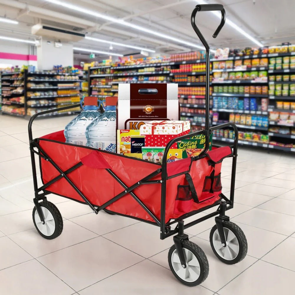 Crony TC3015 Folding shipping Cart Folding Garden Trolley | RED - Image 3