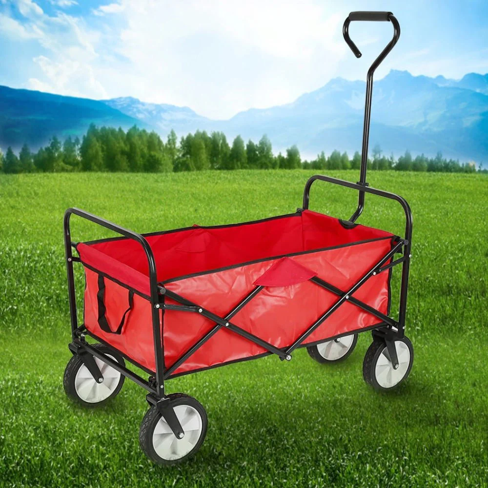 Crony TC3015 Folding shipping Cart Folding Garden Trolley | RED - Image 4