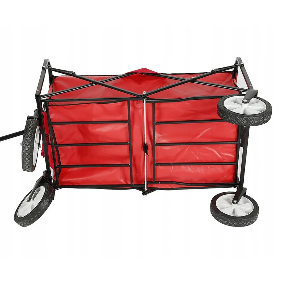 Crony TC3015 Folding shipping Cart Folding Garden Trolley | RED - Image 6