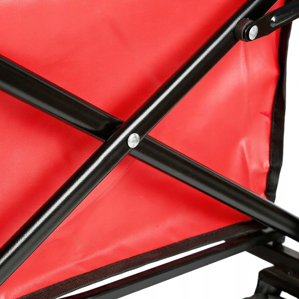 Crony TC3015 Folding shipping Cart Folding Garden Trolley | RED - Image 8