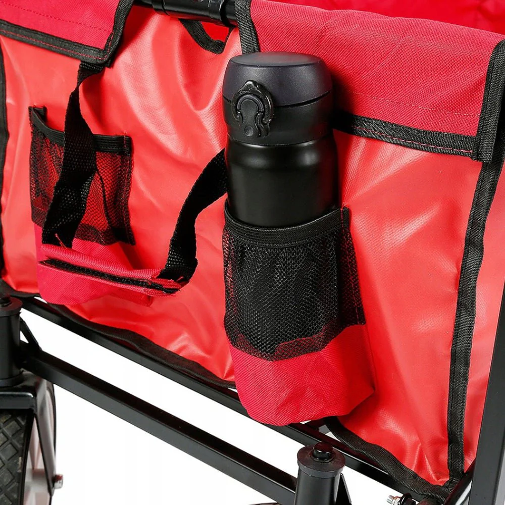Crony TC3015 Folding shipping Cart Folding Garden Trolley | RED - Image 9