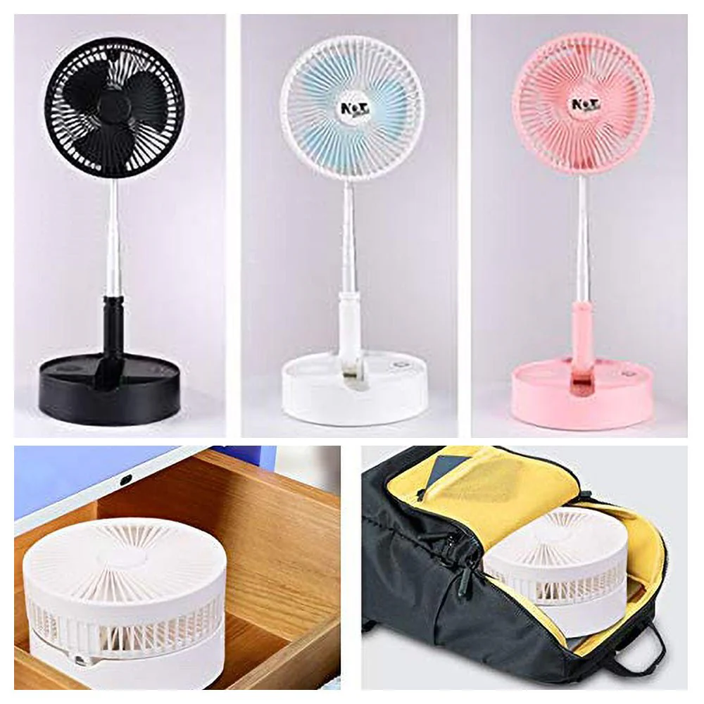 Crony Telescopic speaker fan with Wireless Speaker and Aroma Fragrance Diffuser Portable | Black - Image 4