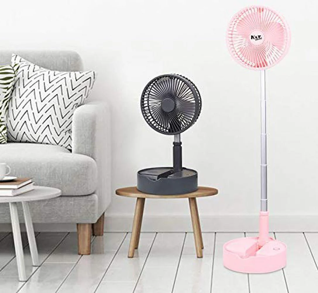 Crony Telescopic speaker fan with Wireless Speaker and Aroma Fragrance Diffuser Portable | Black - Image 5