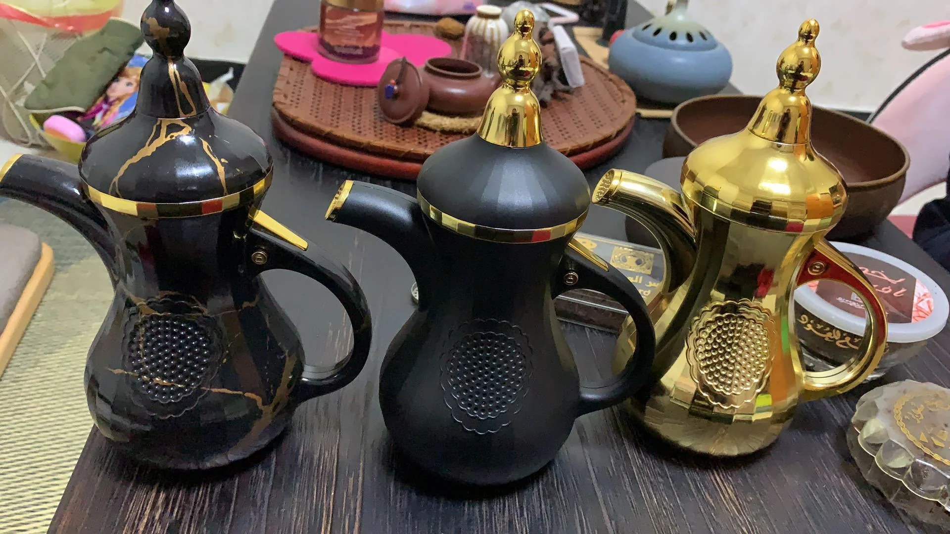 CRONY Teapot Bukhoor Bakhoor Dukhoon Two in one aromatherapy machine, aromatherapy device-Black1 - Image 2