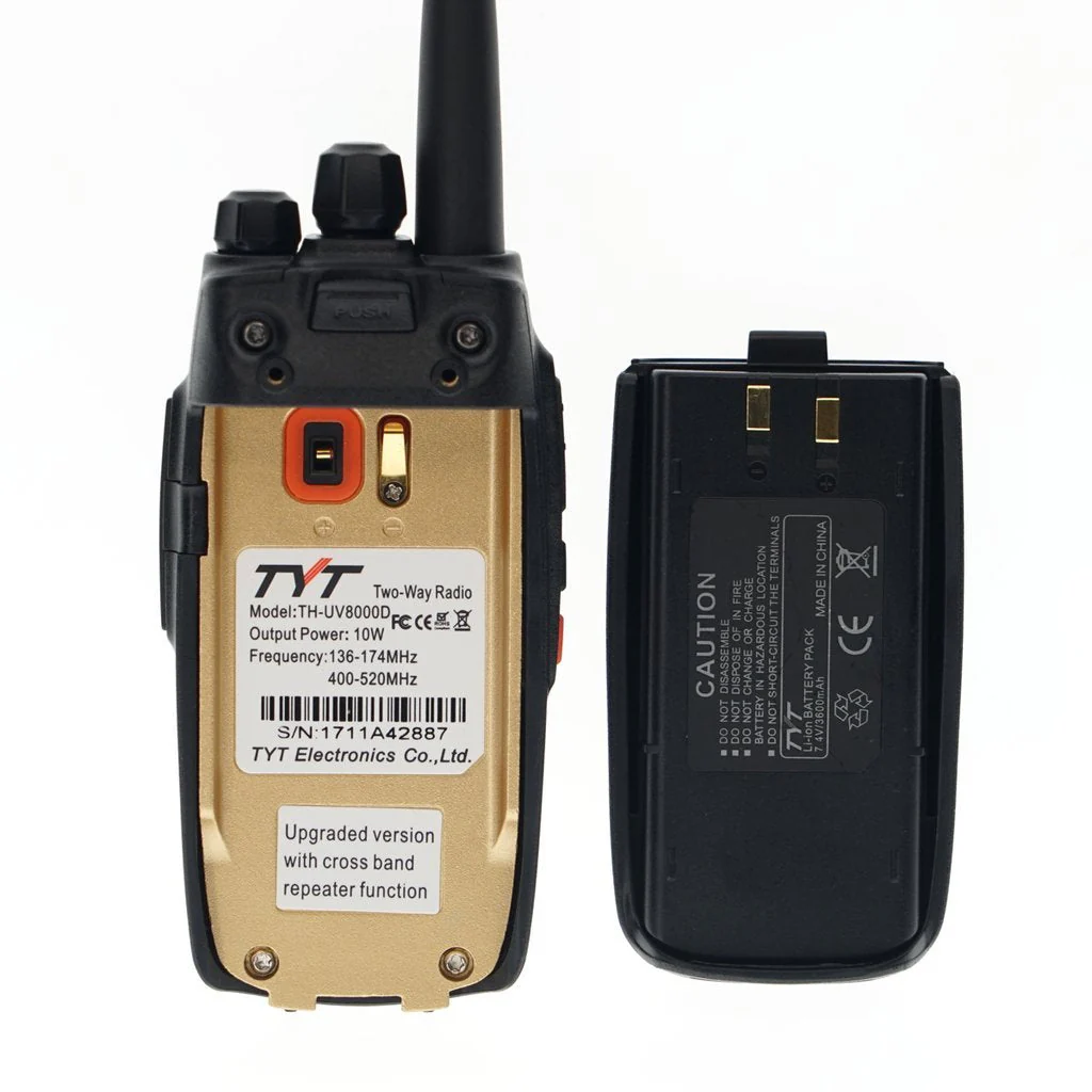 Crony TYT 10W Th-UV8000D Walkie Talkie Handheld Transceiver Two Way Radio long distance Walkie Talkie 8-20km - Image 7