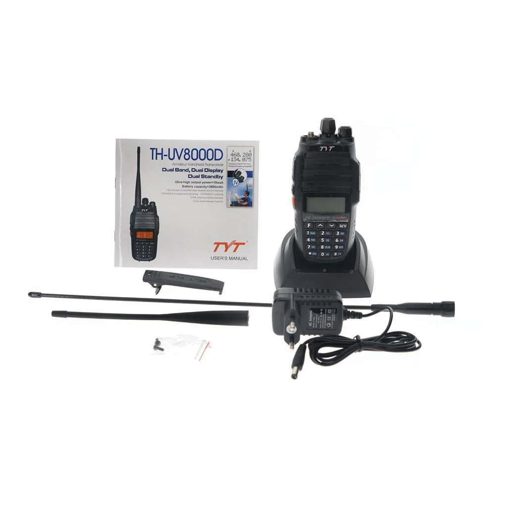 Crony TYT 10W Th-UV8000D Walkie Talkie Handheld Transceiver Two Way Radio long distance Walkie Talkie 8-20km - Image 8