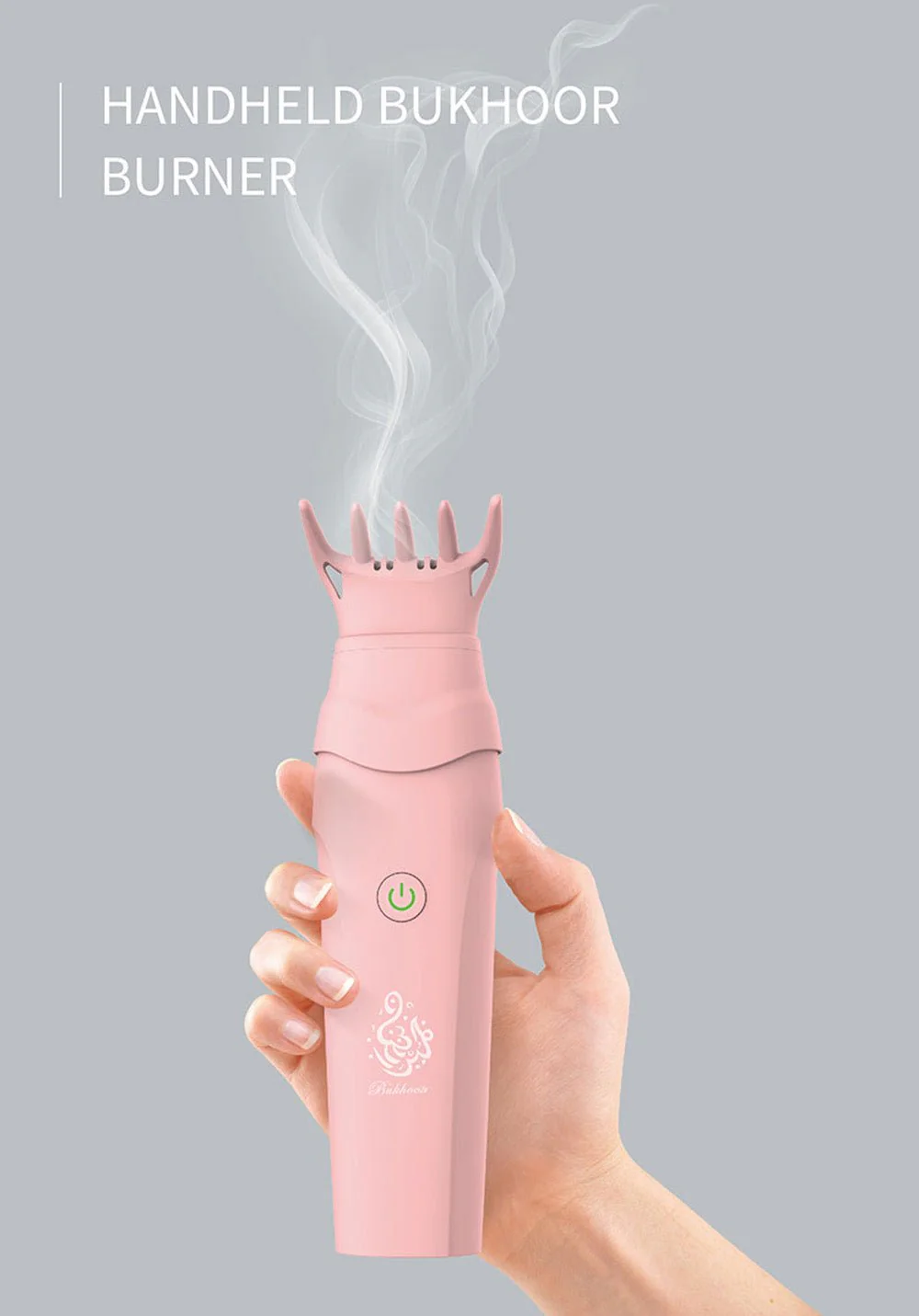 CRONY B007 Comb Bukhoor USB Electric Dukhoon Burner Bakhoor | Pink - Image 8
