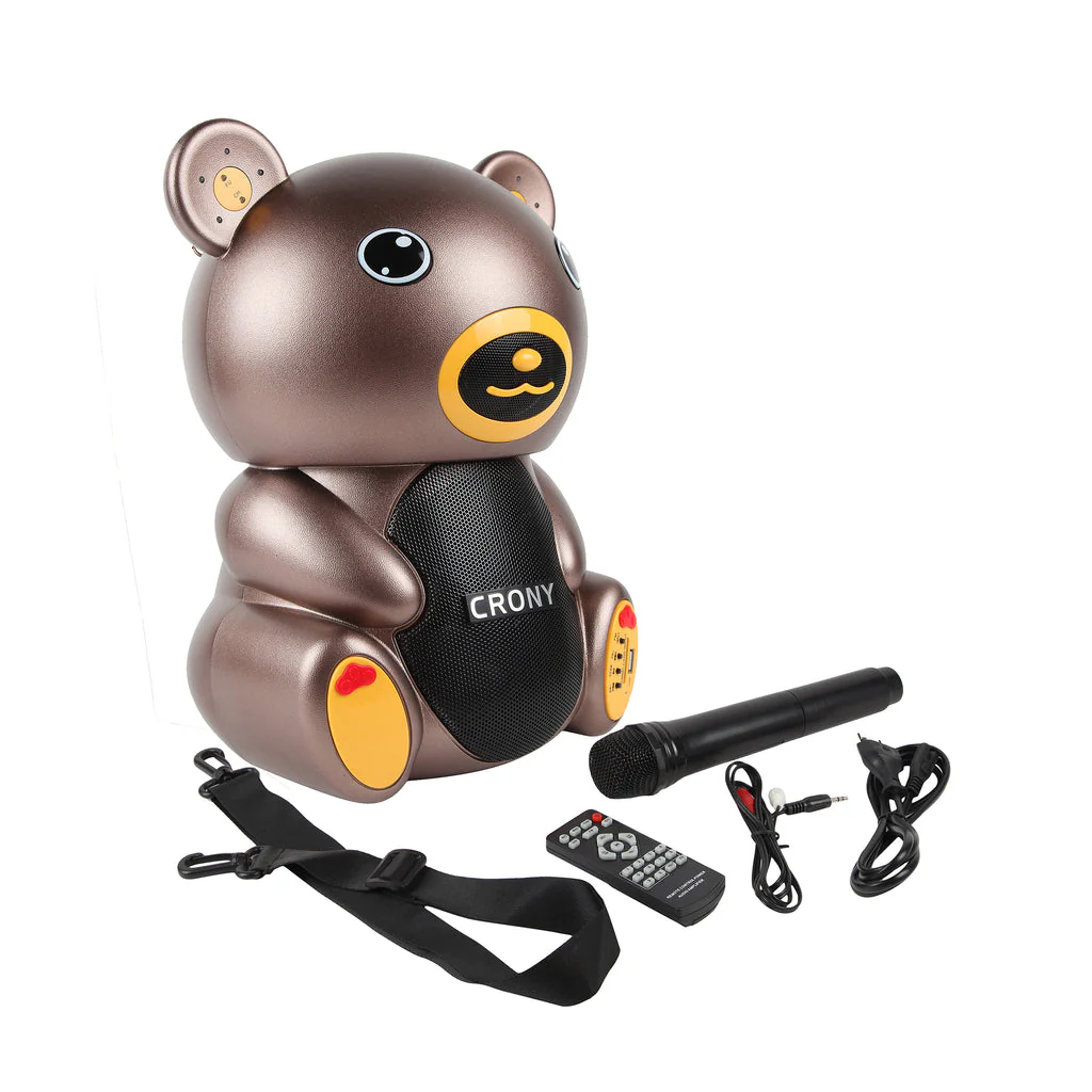 V6E speaker Portable Bear Ibastek Subwoofer Speaker Karaoke - Image 4