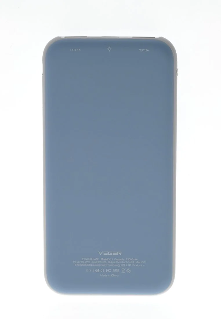 Veger  V11 25000mAh 2 USB OUTPUT Power Bank for Smart Phones - Image 4