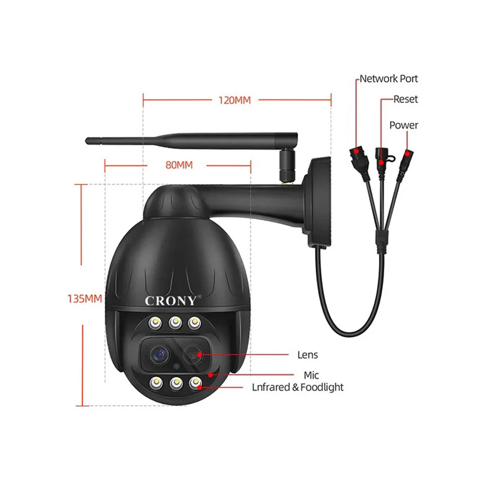 VST-DL26G-3IN1-4MP-10X 4G Camera Dual Lens 4K WiFi/Lan/4G GSM Pan Tilt Zoom Smart Security Camera - Image 2