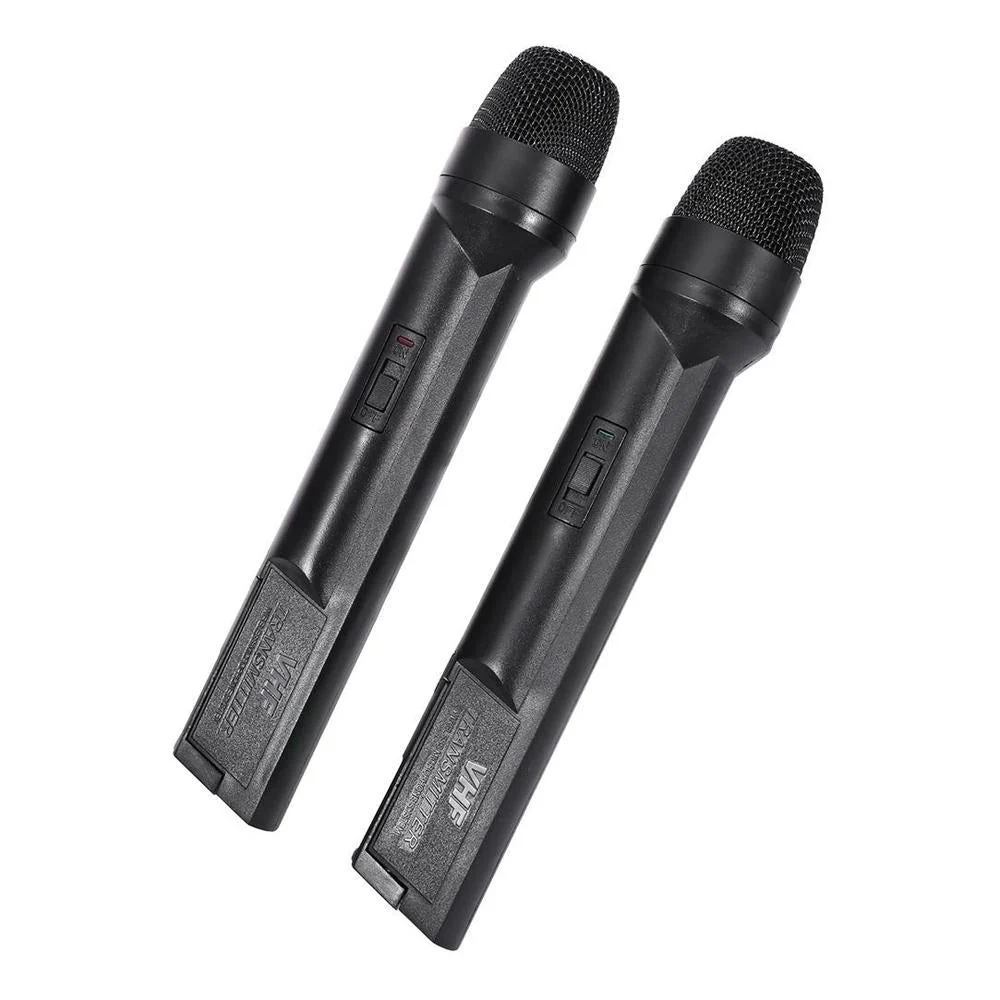WEISRE WM-03V  Dual wireless microphone Professional 210 - 280MHz VHF Wireless Handheld Dual Channel Transmitter Mic Set - Image 2