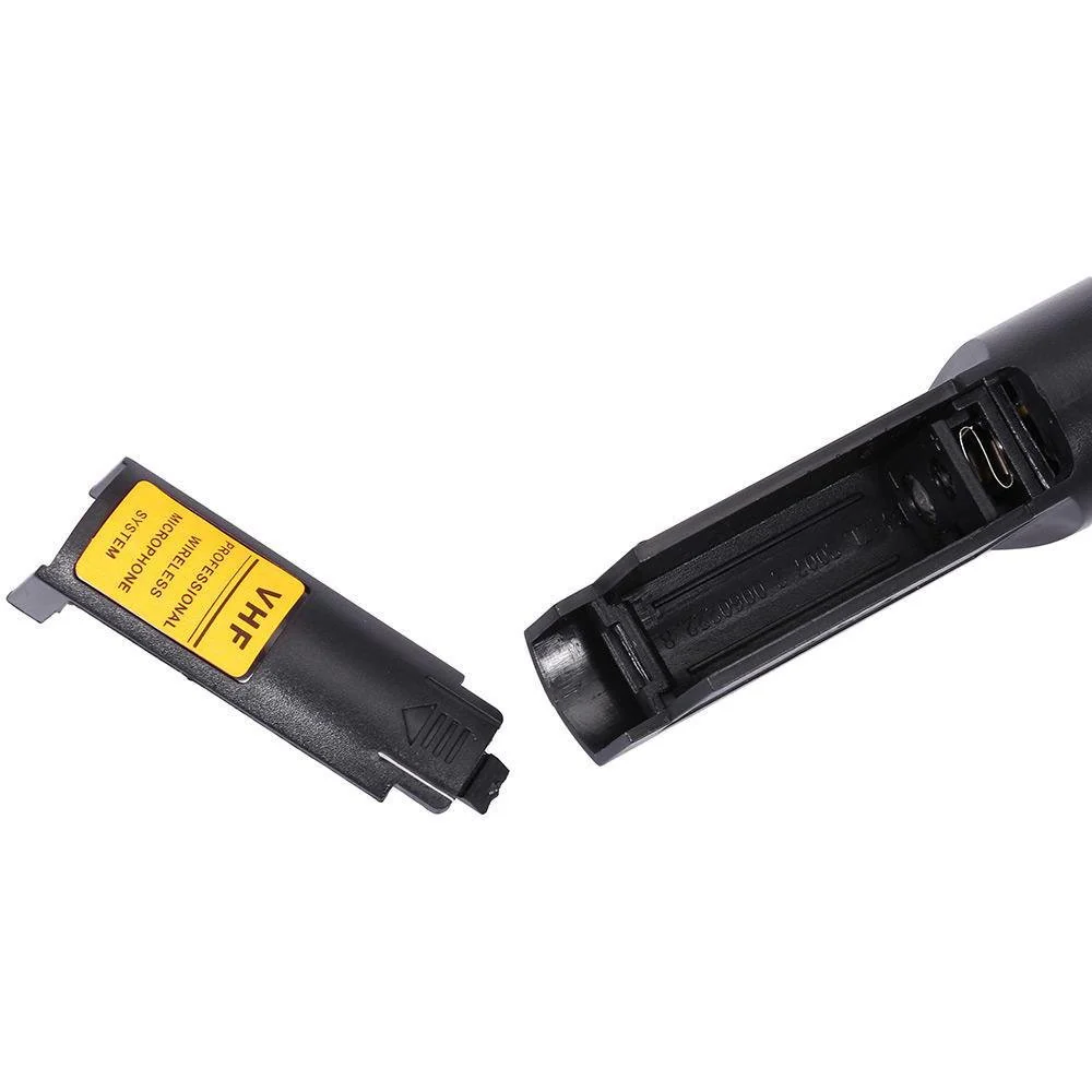 WEISRE WM-03V  Dual wireless microphone Professional 210 - 280MHz VHF Wireless Handheld Dual Channel Transmitter Mic Set - Image 3