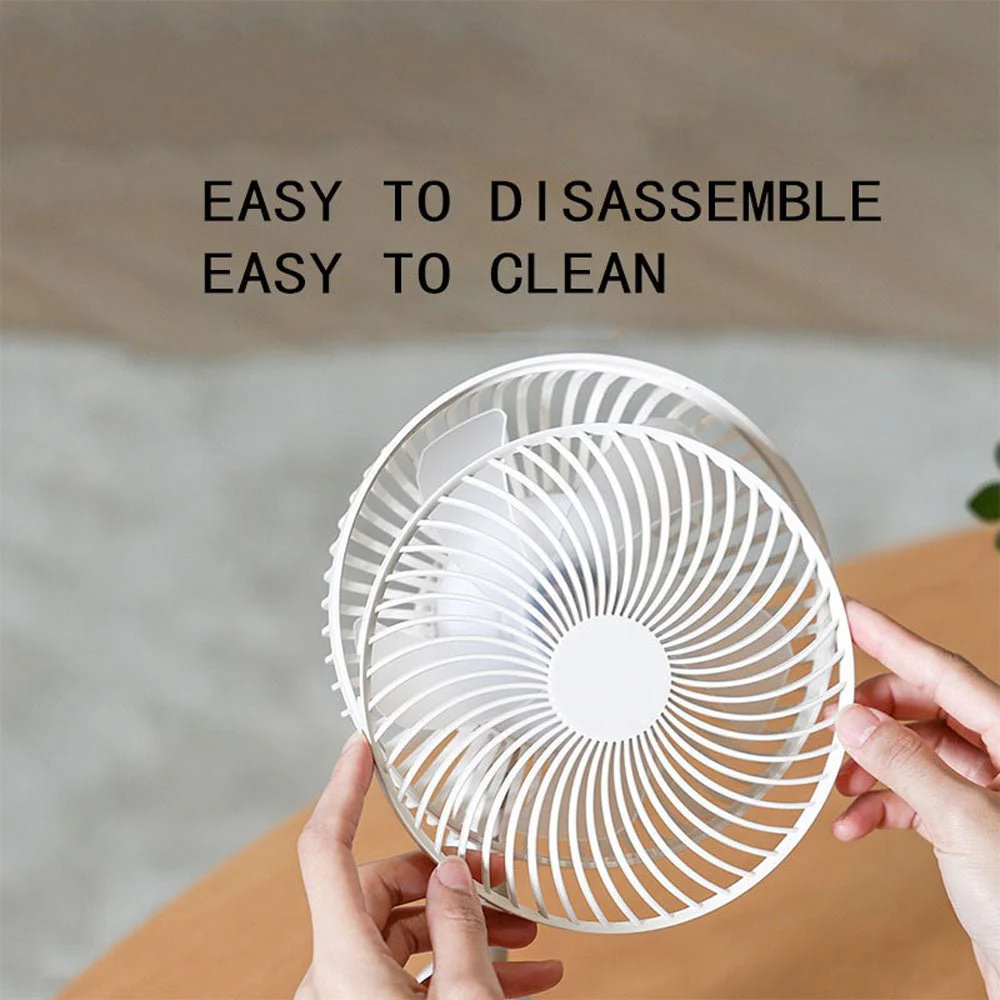 WT-RD09 Telescopic Outdoor Fan With LED lighting Tripod Household Retractable Fan USB Rechargeable Outdoor Camping Multifunctional Fan - Image 3