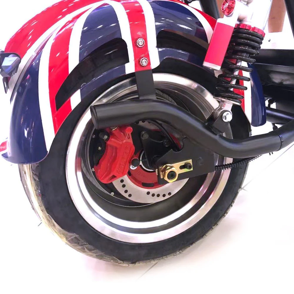 CRONY NEW X1 Harley Electrocar car With BT Speaker Electrocar car Citycoco Fat Tire Electric Motorcycle | RED spider - Image 11