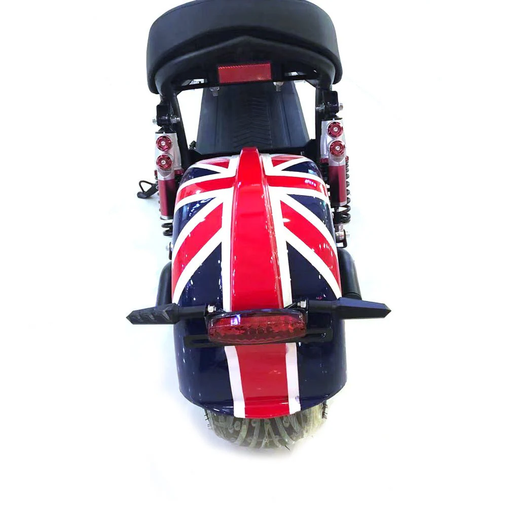 CRONY NEW X1 Harley Electrocar car With BT Speaker Electrocar car Citycoco Fat Tire Electric Motorcycle | RED spider - Image 4
