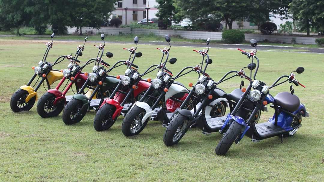 CRONY NEW X1 Harley Electrocar car With BT Speaker Electrocar car Citycoco Fat Tire Electric Motorcycle | RED spider - Image 6