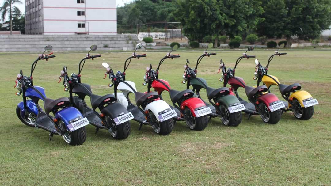 CRONY NEW X1 Harley Electrocar car With BT Speaker Electrocar car Citycoco Fat Tire Electric Motorcycle | RED spider - Image 7
