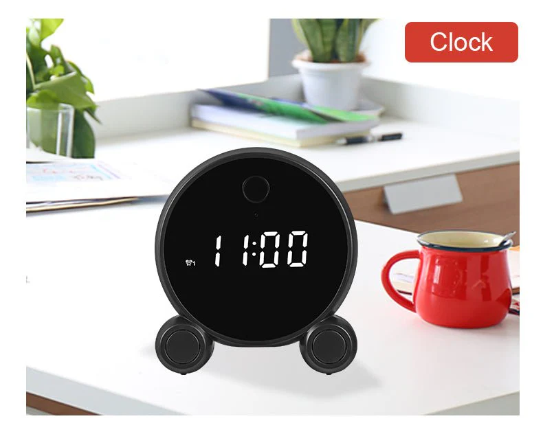 X7-1080P-WiFi Mini Clock Camera Wireless Clock Camera With Alarm Camcorder - Image 10