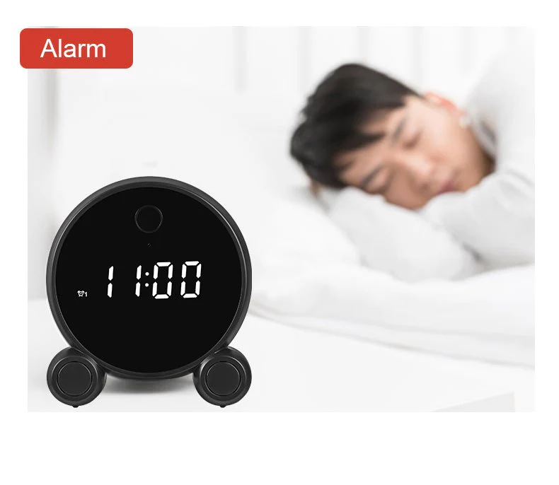 X7-1080P-WiFi Mini Clock Camera Wireless Clock Camera With Alarm Camcorder - Image 9