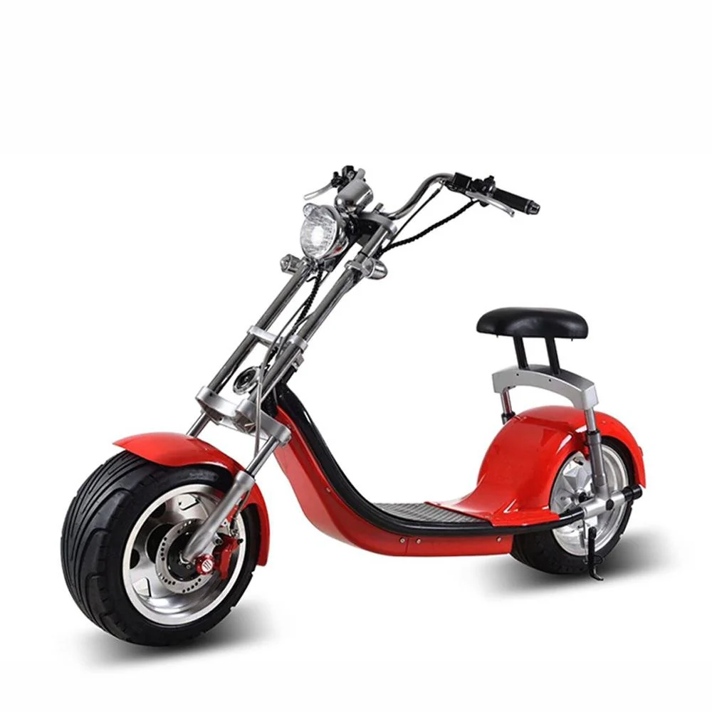 CRONY X7 Harley Style 2 Wheel Fat Tyre Electric Single Seater Electric Motorcycle BLUE - Image 3