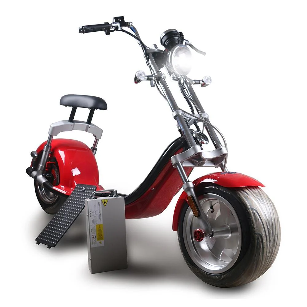 CRONY X7 Harley Style 2 Wheel Fat Tyre Electric Single Seater Electric Motorcycle BLUE - Image 4