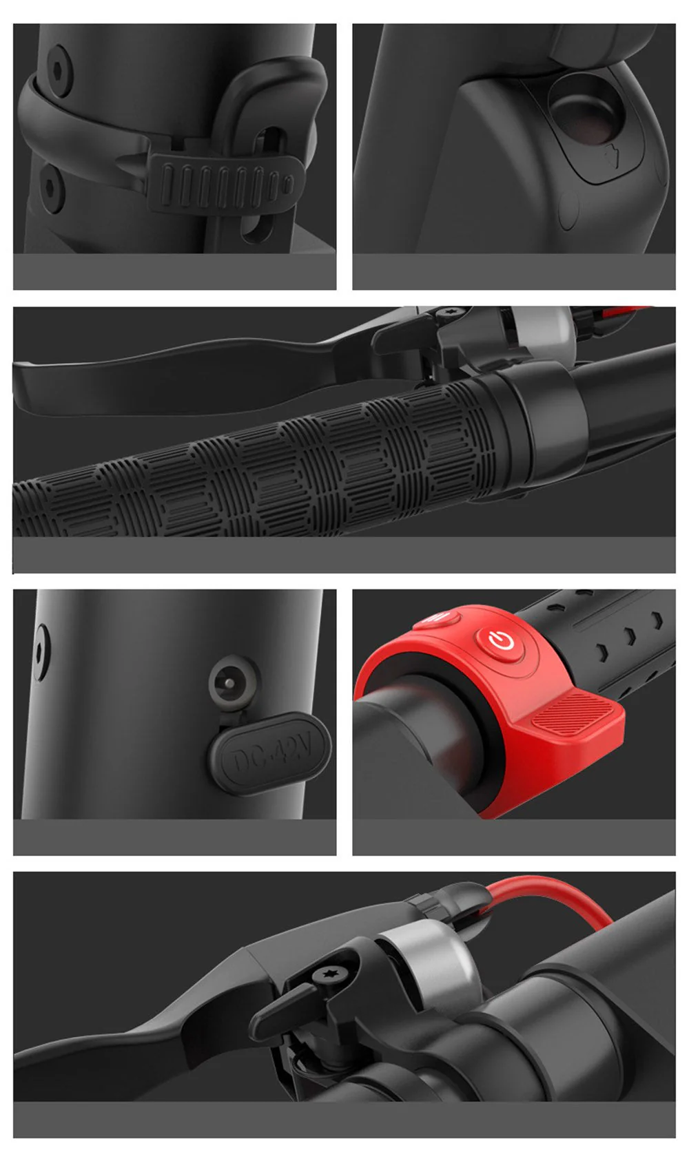 CRONY X8 Electric Kick Scooter Max speed 38KM Replaceable dual battery capacity Foldable10 inch - Image 12