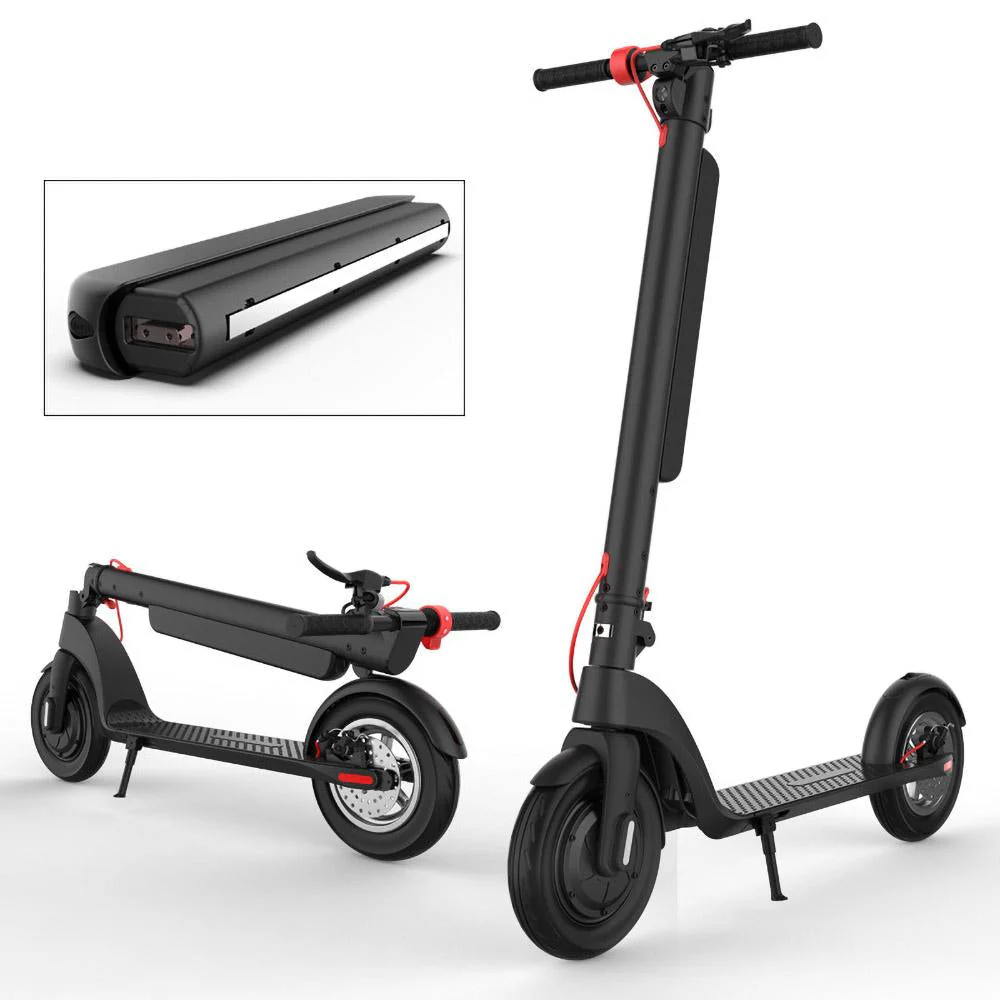 CRONY X8 Electric Kick Scooter Max speed 38KM Replaceable dual battery capacity Foldable10 inch - Image 17