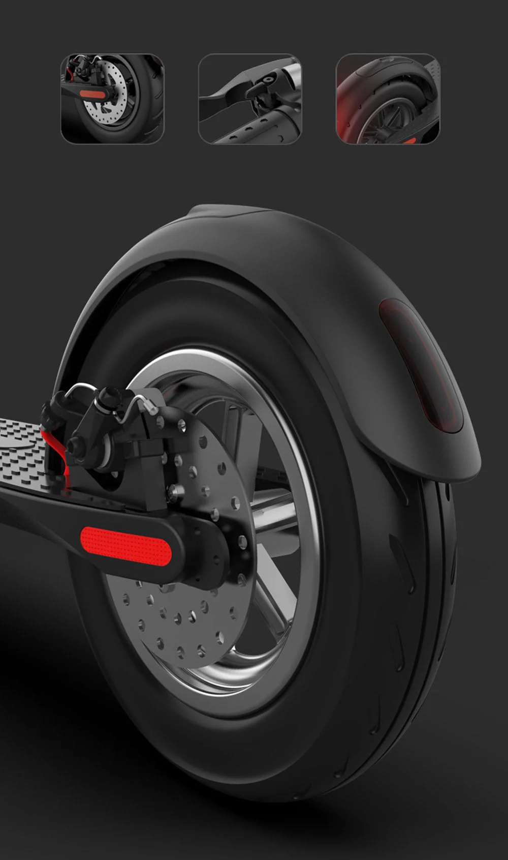 CRONY X8 Electric Kick Scooter Max speed 38KM Replaceable dual battery capacity Foldable10 inch - Image 20