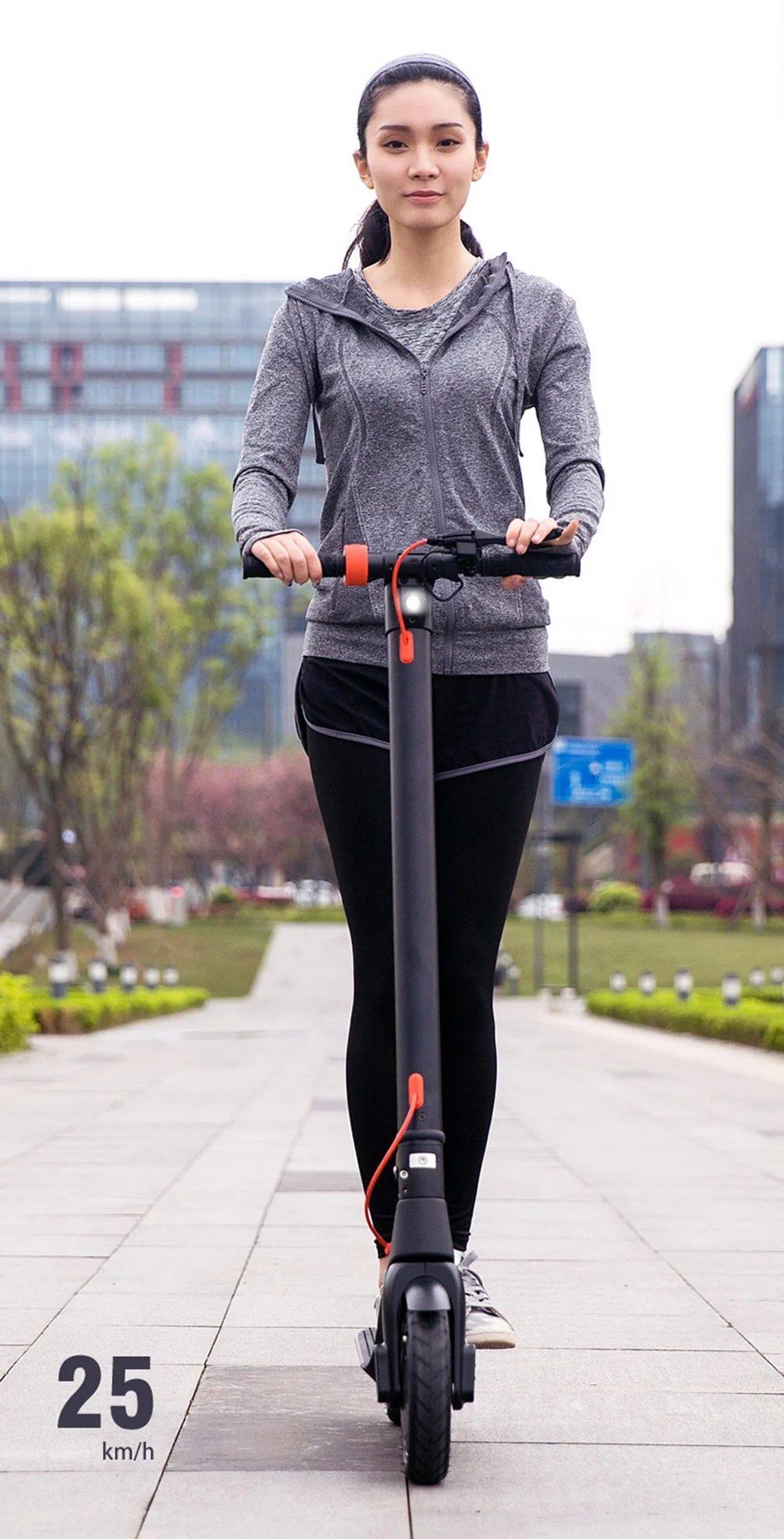 CRONY X8 Electric Kick Scooter Max speed 38KM Replaceable dual battery capacity Foldable10 inch - Image 9