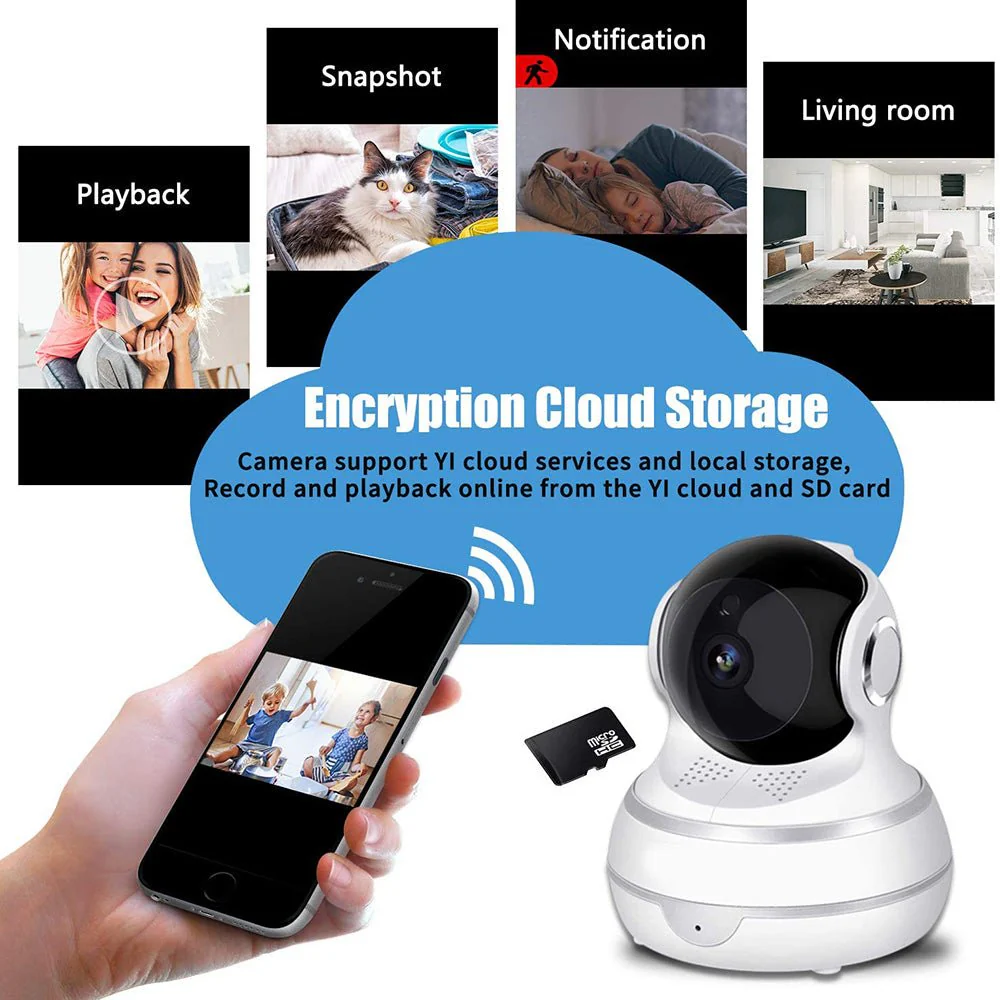 XY-R9820-F3 Wireless Home Security Camera 1080P WiFi IP Camera - Image 5