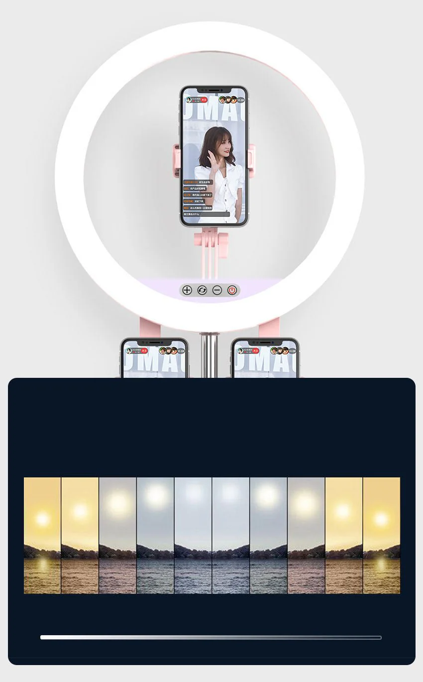 Y1 3 mobiles phones integrated fold live supplementary light | White - Image 4