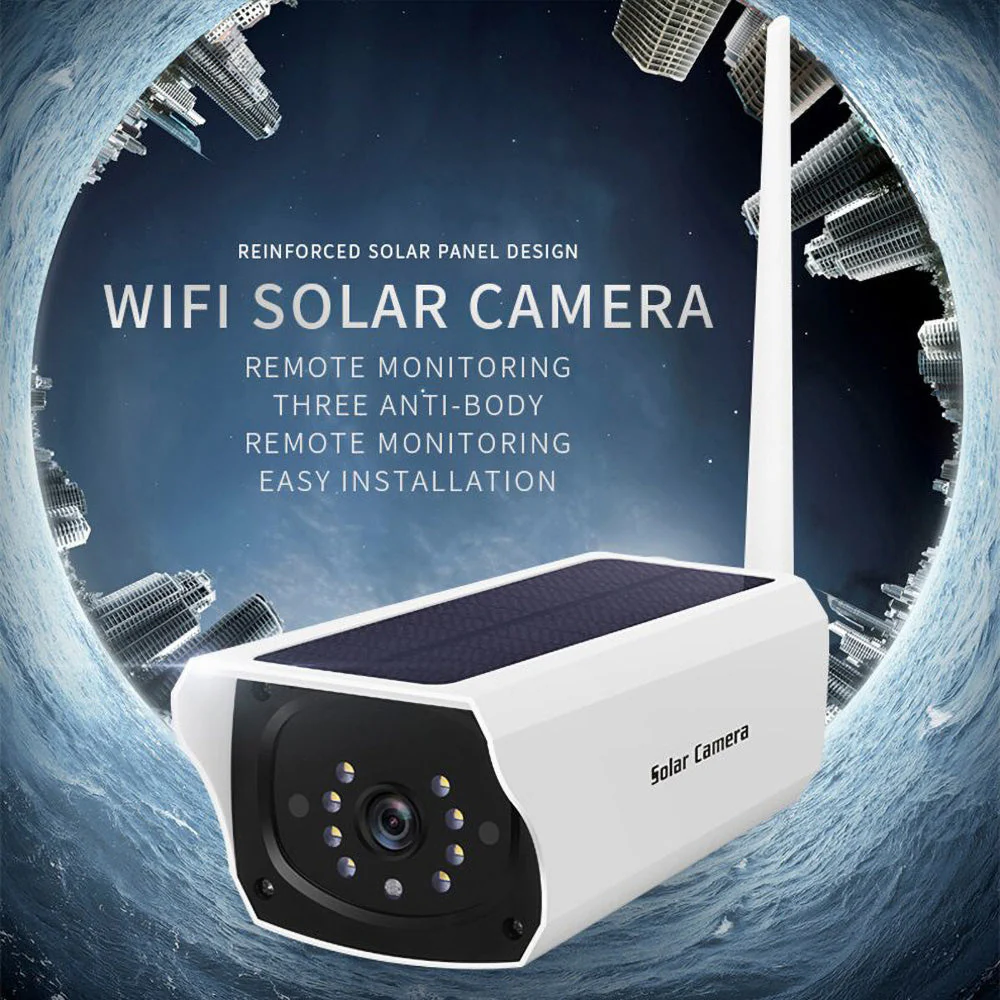 YN60-solar 5X WIFI camera 1080P HD Security Surveillance Audio - Image 3