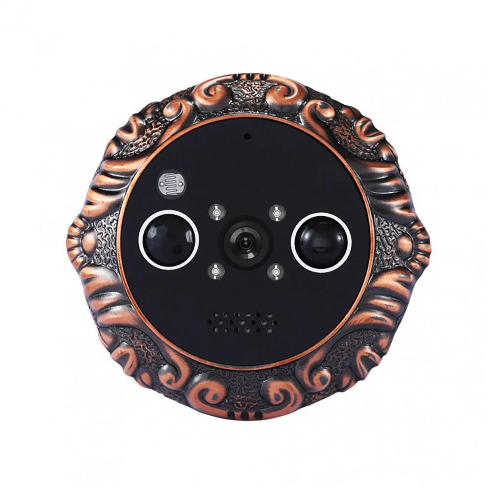 ZJA-Mini One Smart Doorphone Smart WiFi Peephole Doorbell With Infrared Cat Eye - Image 5